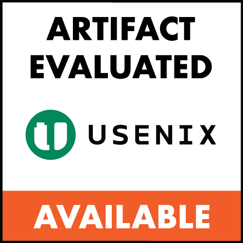 USENIX Artifact Available badge